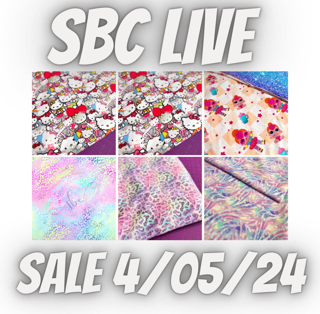 SBC Custom Live Sale 04/05/24 - SP Glitter Cheetah - Katy Gibson