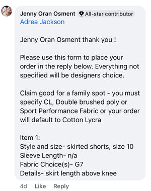 SBC Colors Custom Preorder 04/04/25 - MTO Spot 2 - Jenny Oran Osment