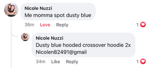 Em & Pey’s Fall Custom Showcase  9/21/23 - Spot 3  - Dusty Blue - Nicole Nuzzi