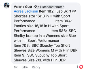 SBC RWB Custom Preorder 02/21/25 - MTO Spot 8 - Valerie Gust