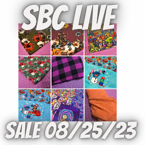 SBC Custom Friday Live Sale 08/25/23 - Buttons with Panel - Allison Crook Lewis
