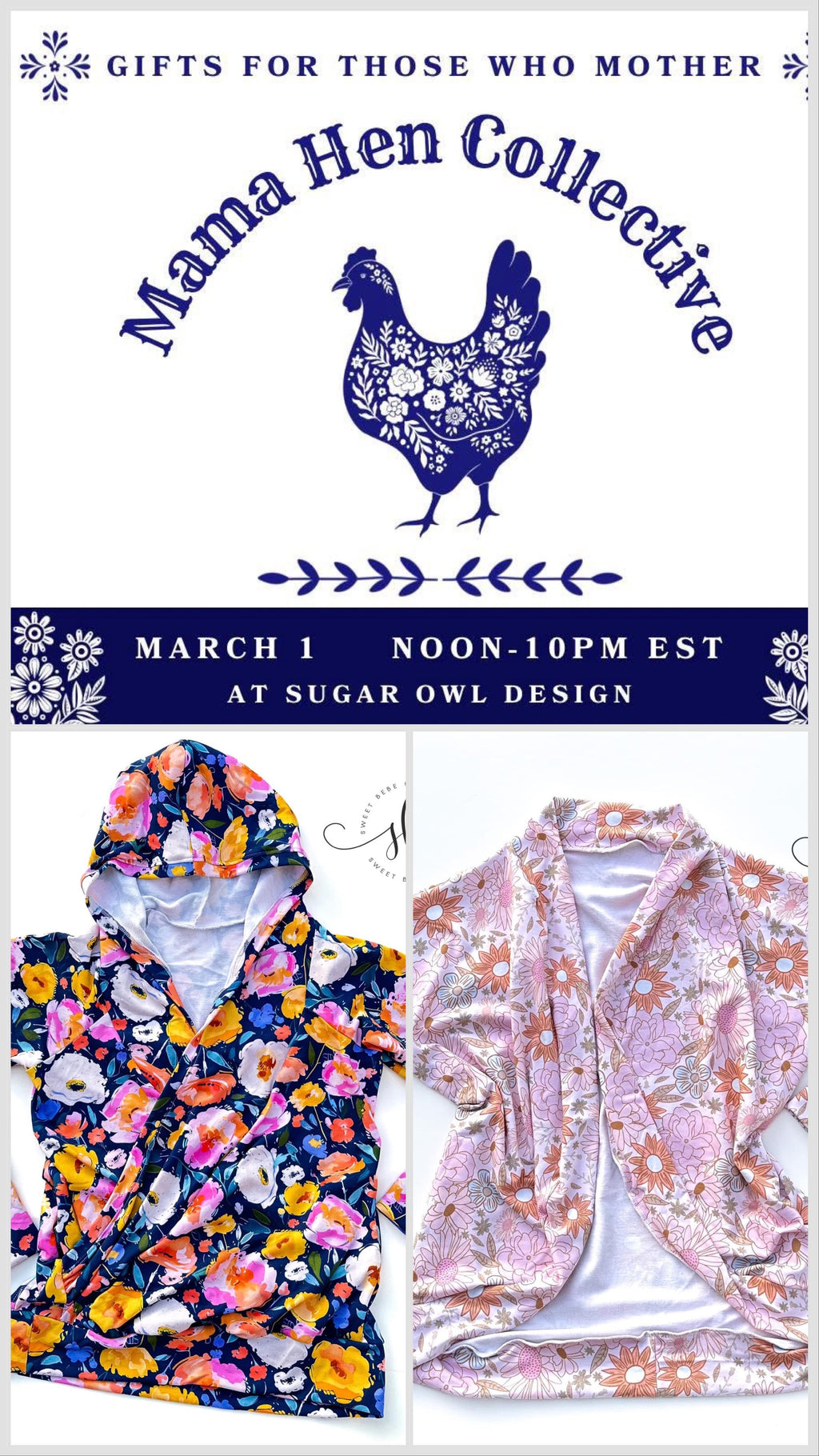 SBC Custom Sugar Owl Sale 03/01/25- Momma Floral - Jenny Osment