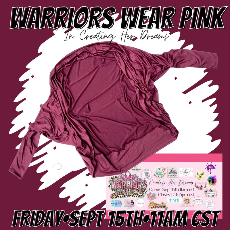 Creating Her Dreams warriors wear pink DBP- Laura G.