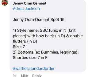 SBC Halloween Custom Preorder 07/12/23- MTO Spot 15 - Jenny Oran Osment