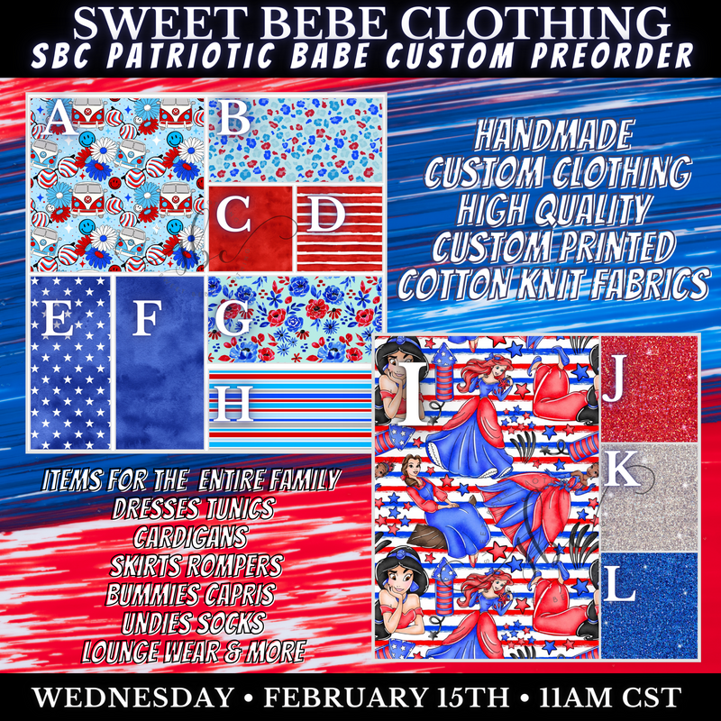 SBC Patriotic Babes Custom Preorder 02-15-23 - MTO Spot 5 - Valerie Gust