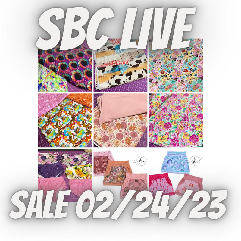 SBC Custom Friday Live Sale 02/24/23 - Pink Floral - Gina Cooper