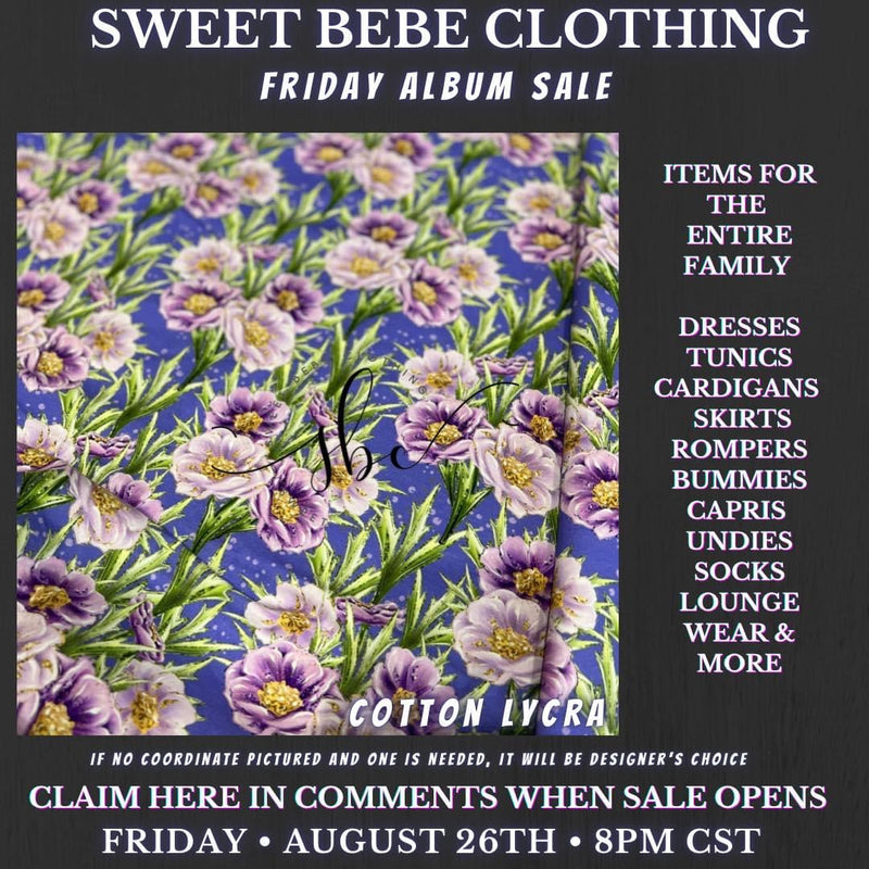 SBC SBC Friday Custom Album Sale 08/26/22 - Purple Floral MTO Spot 1 - Jamie Crook