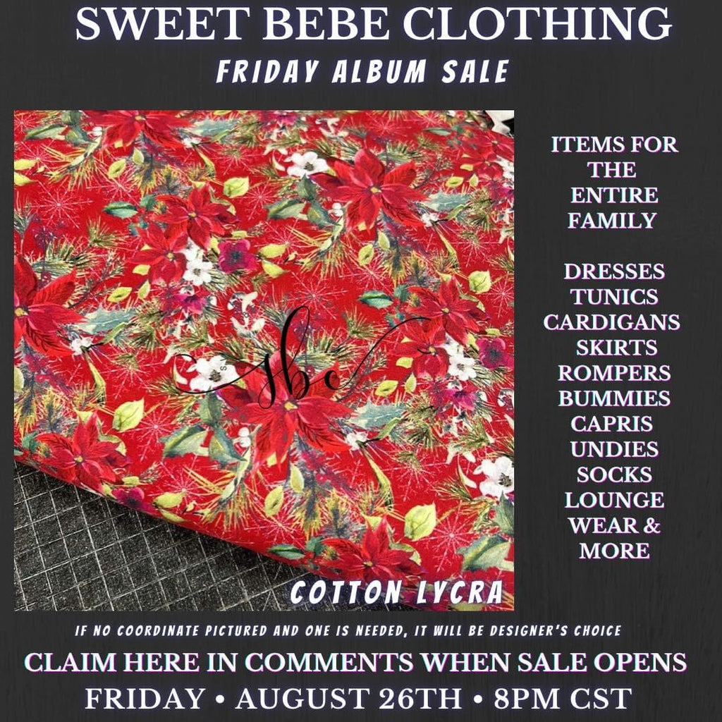 SBC SBC Friday Custom Album Sale 08/26/22 - Red Floral MTO Spot 1 - Lora Shannon