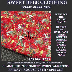 SBC SBC Friday Custom Album Sale 08/26/22 - Red Floral MTO Spot 1 - Lora Shannon