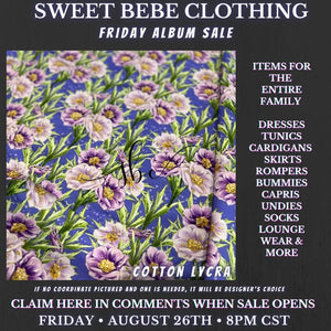SBC SBC Friday Custom Album Sale 08/26/22 - Purple Floral MTO Spot 2 - Lauren Amber Haller