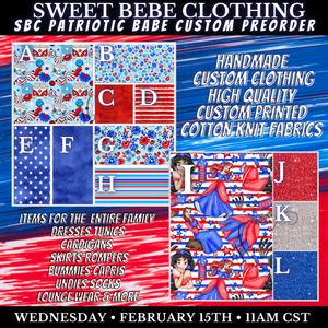 SBC Patriotic Babes Custom Preorder 02-15-23 - MTO Spot 9 - Dawn Daniels